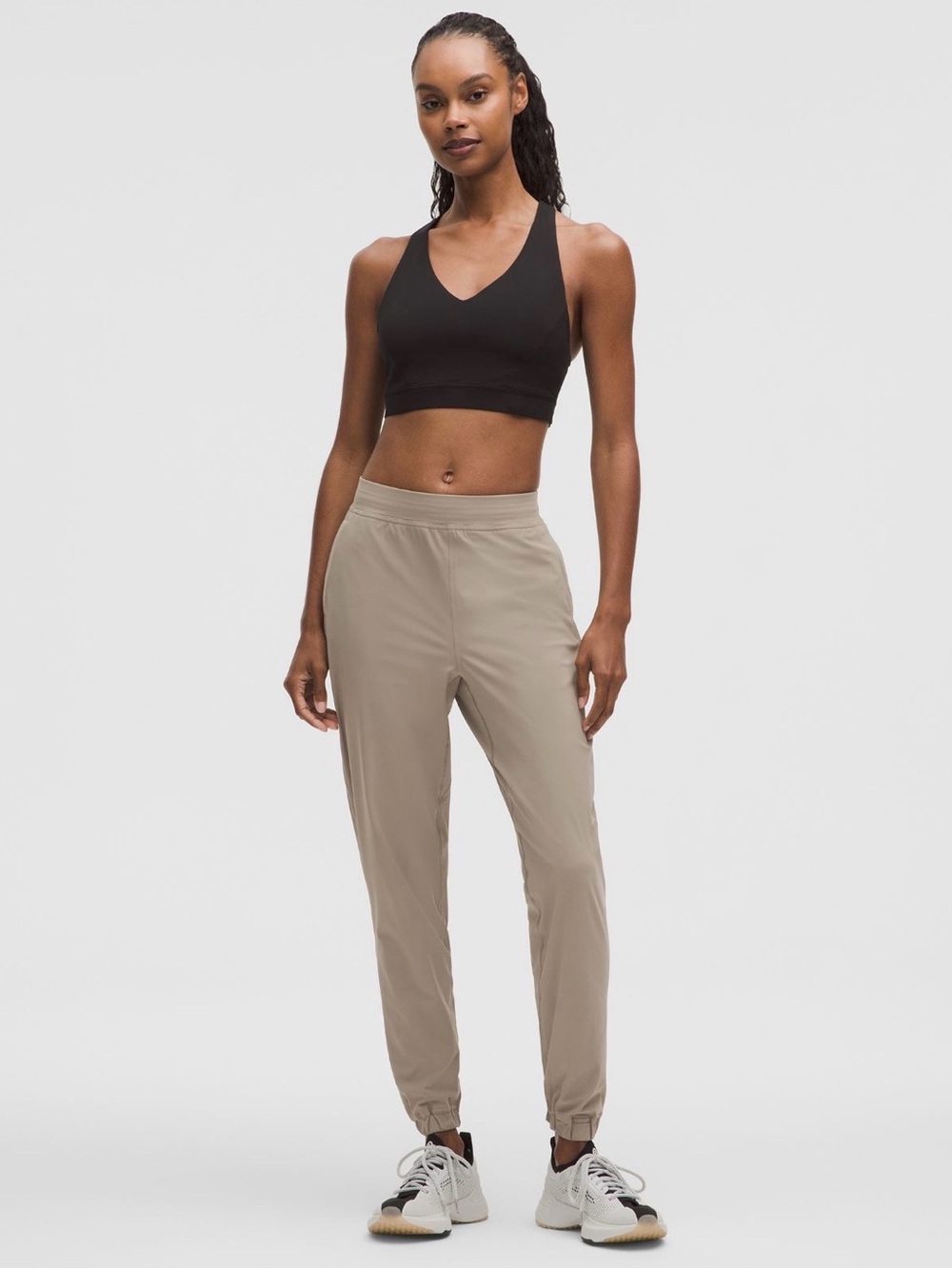Lululemon Adapted State High-Rise Jogger Warm ash grey size 6